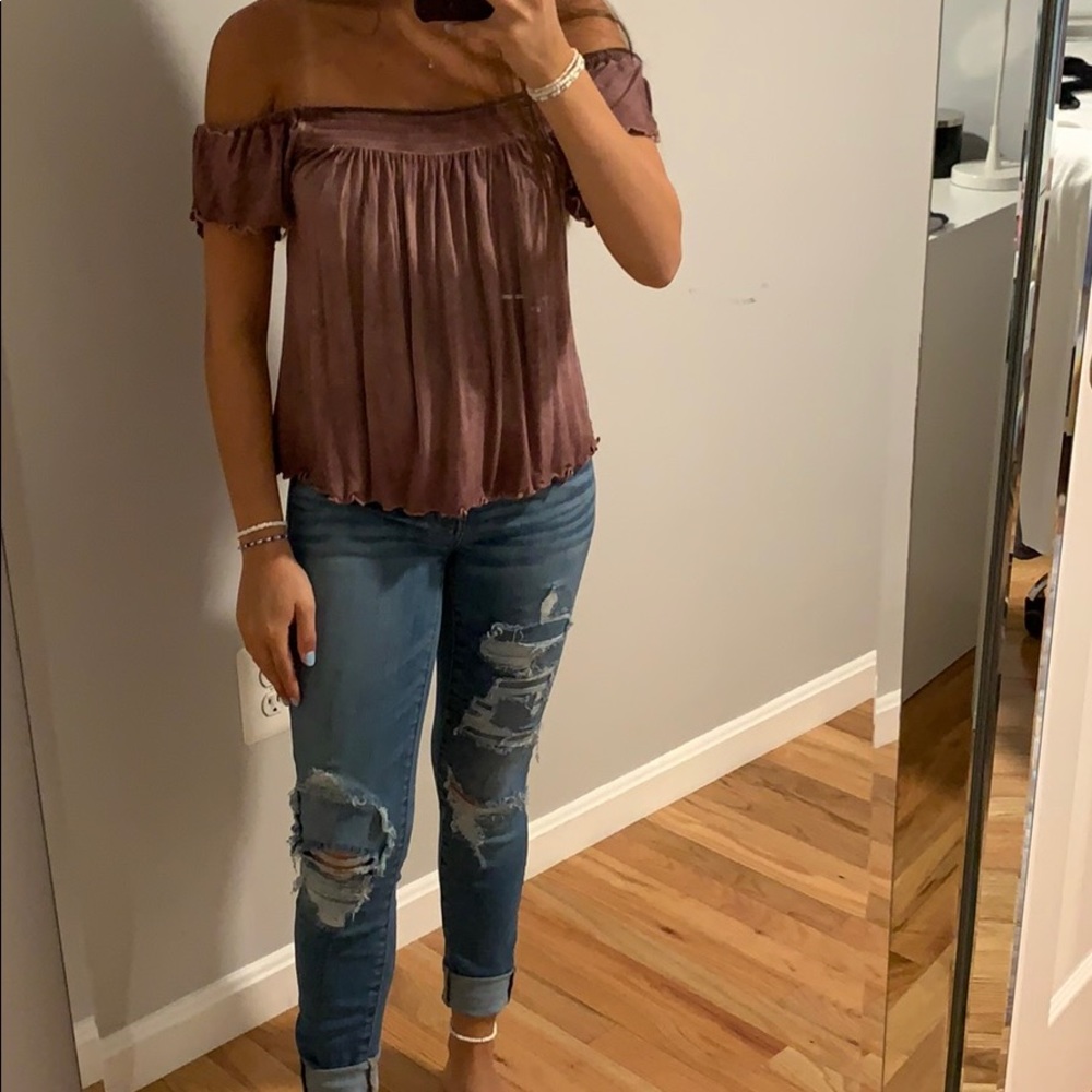 Off the shoulder top